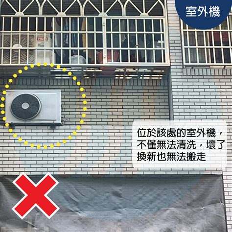 冷氣室外機 位置